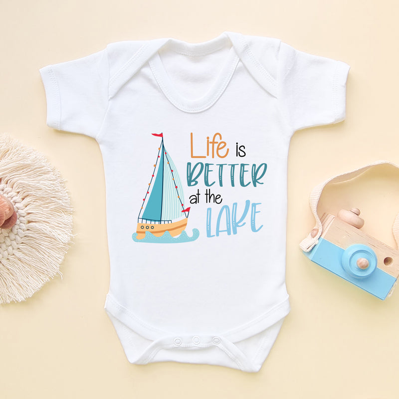 Life Is Better On The Lake Baby Bodysuit (6565589254216)