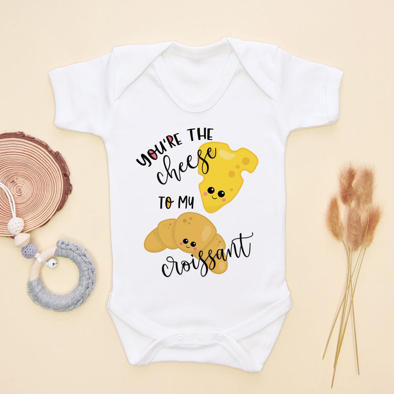 You're The Cheese To My Croissant Baby Bodysuit (5861000183880)
