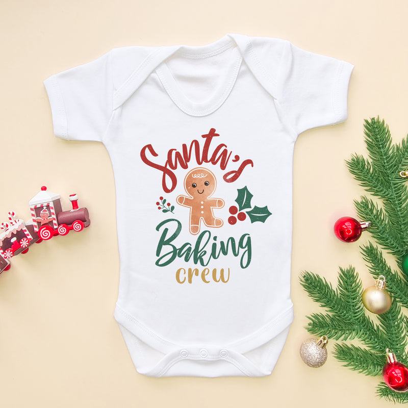 Santa's Baking Crew Baby Bodysuit (6579613728840)