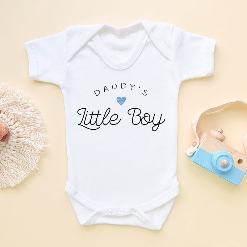 Daddy's Little Boy Baby Bodysuit (6547770179656)