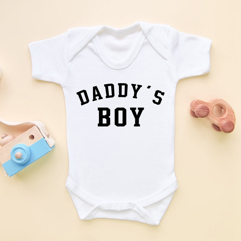 Daddy's Boy Baby Bodysuit (6557888479304)