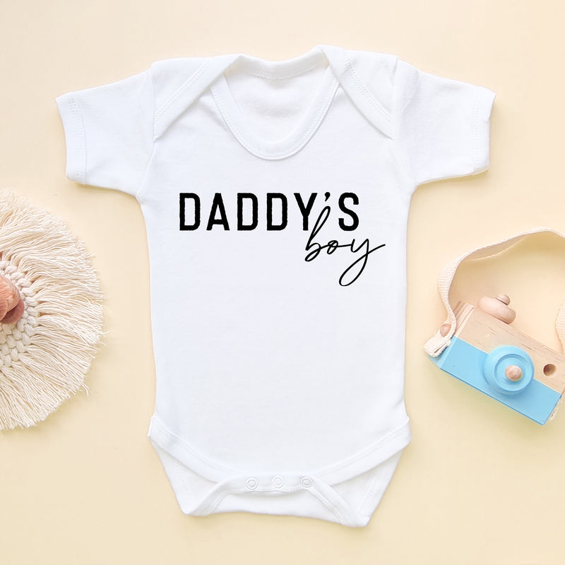 Daddy's Boy Baby Bodysuit (6557888708680)