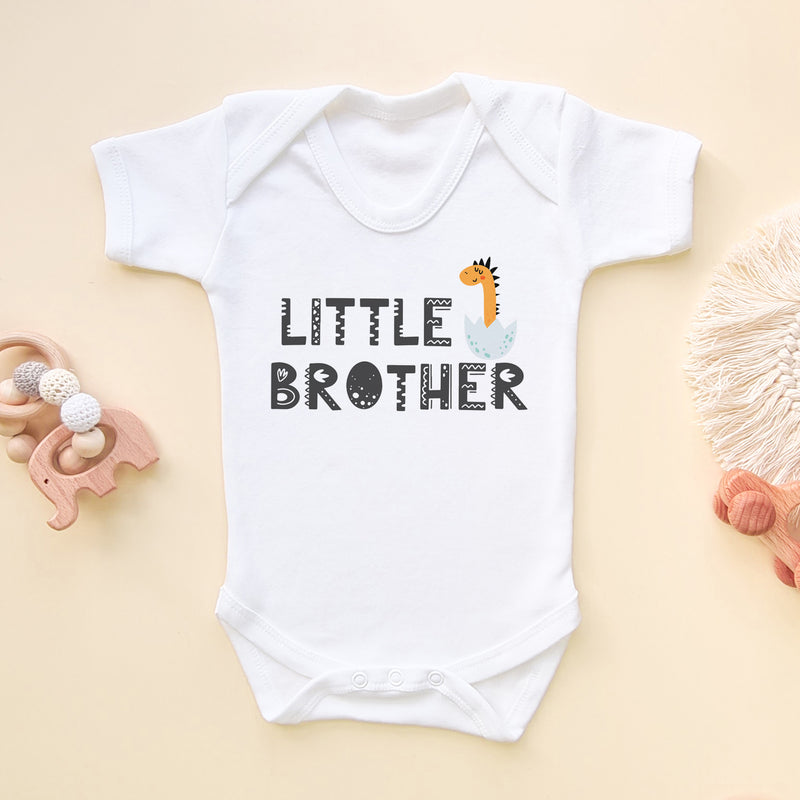 Little Brother Dino Baby Bodysuit (5860975378504)