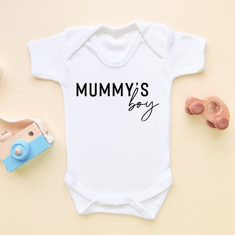 Mummy's Boy Baby Bodysuit (6557888741448)