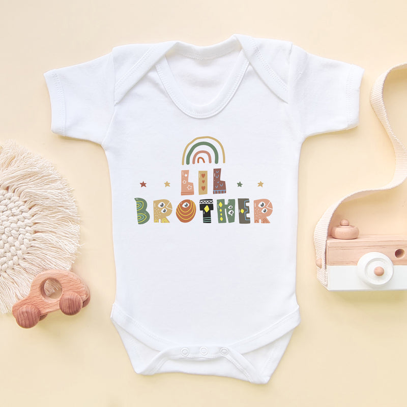 Lil Brother Scandinavian Style Baby Bodysuit (6547503284296)