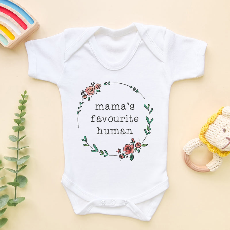 Mama's Favourite Human Baby Bodysuit (5878017294408)
