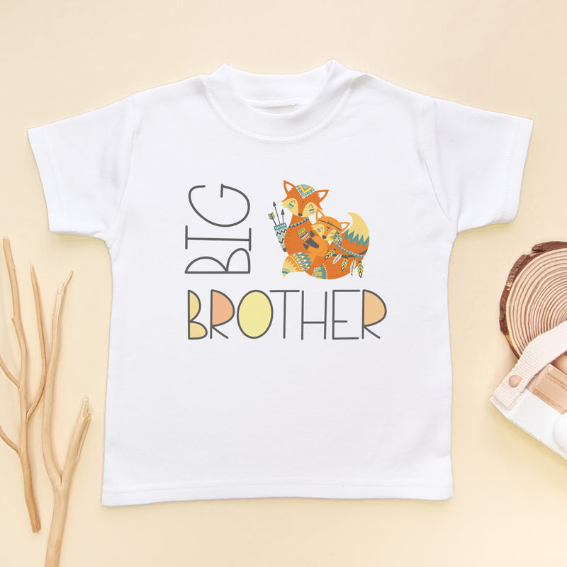 Big Brother Cute Foxes T Shirt (6591818399816)