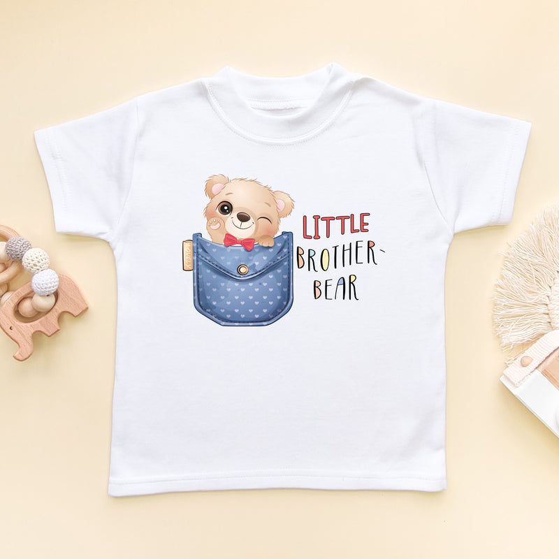 Little Brother Bear T Shirt (6565602328648)