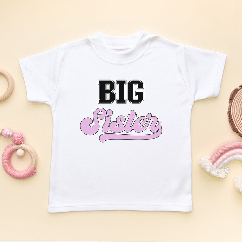 Big Sister College Style T Shirt (6565142560840)