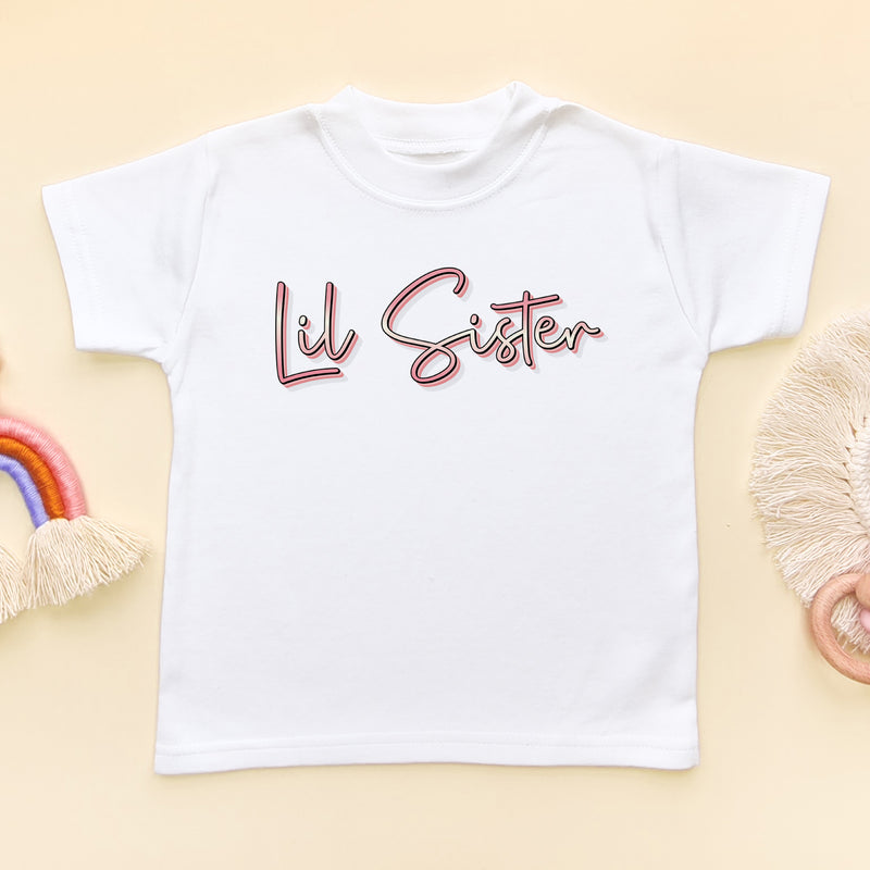 Lil Sister 90's Style T Shirt (6547508133960)