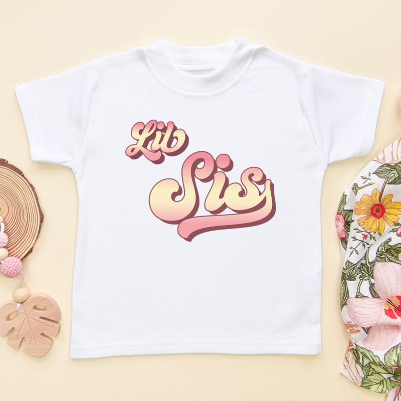 Lil Sis Retro Style T Shirt (6547508101192)