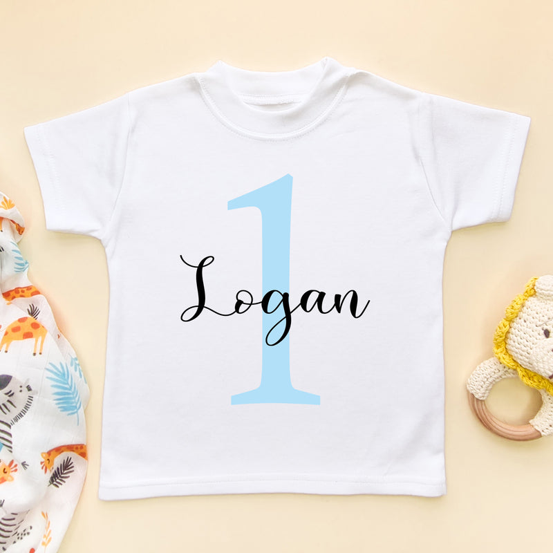 1st Birthday Boy Personalised T Shirt (6565598003272)