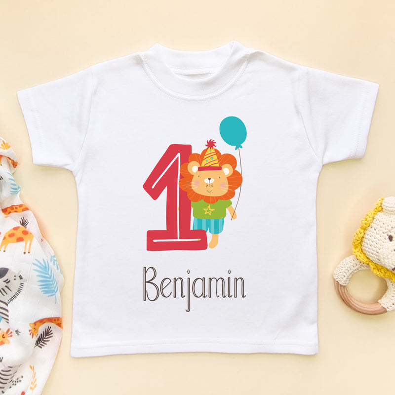 Personalised 1st Birthday T Shirt (5861782290504)