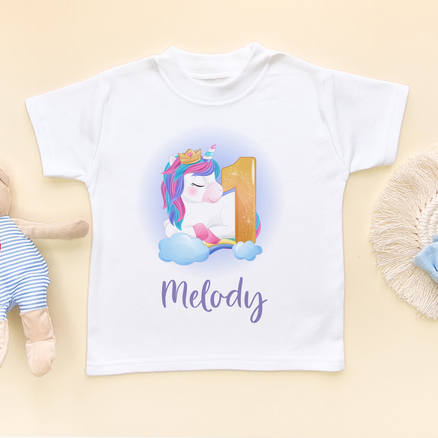 1st birthday unicorn sales shirt