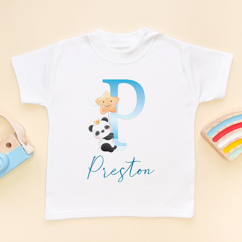 Personalised Cute Panda T Shirt (6567777304648)