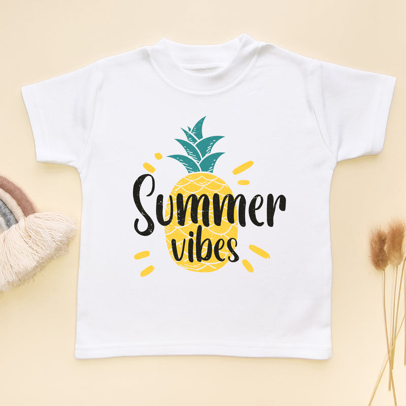 Summer Vibes Pineapple T Shirt (6566164004936)