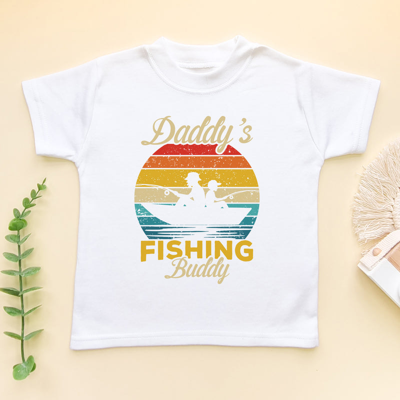 Daddy's Fishing Buddy T Shirt (6566163742792)