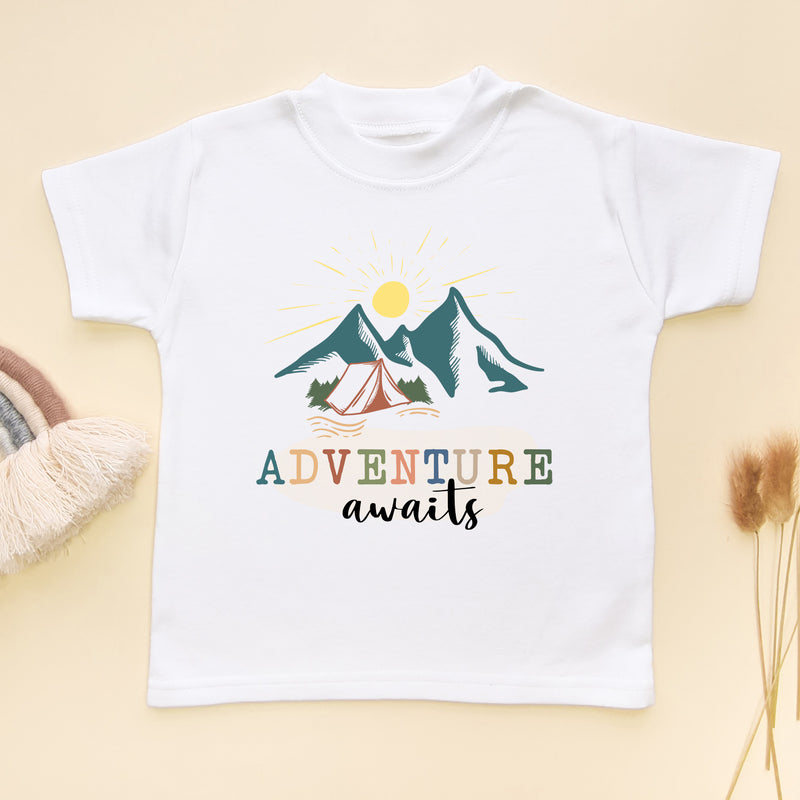 Adventure Awaits T Shirt (6566036734024)