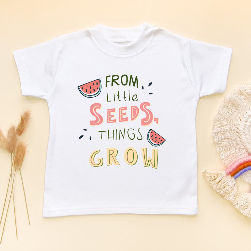 From Little Seeds Things Grow T Shirt (6565597216840)