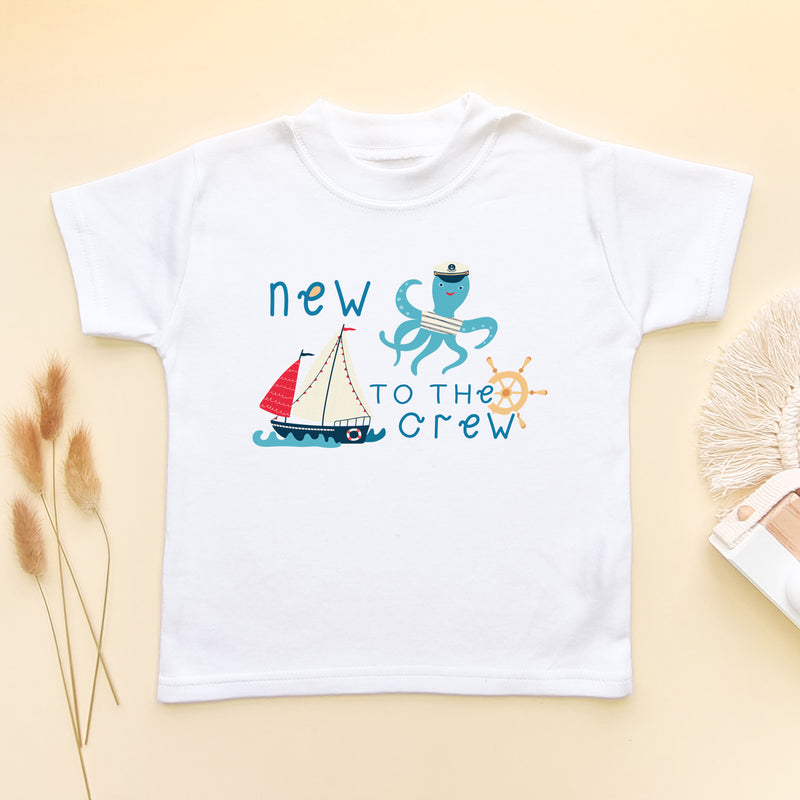 New To The Crew Sailboat T Shirt (6565596921928)