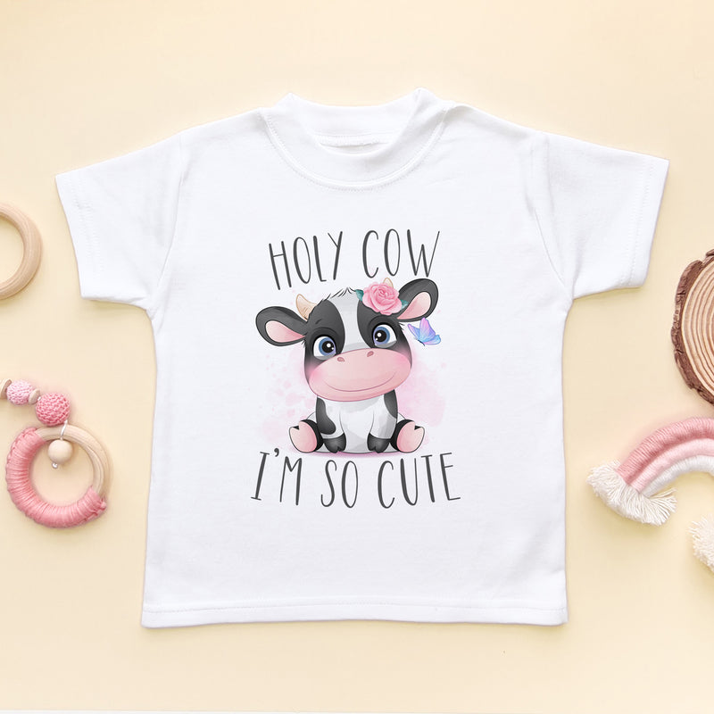 Holy Cow I'm So Cute T Shirt (5861444649032)