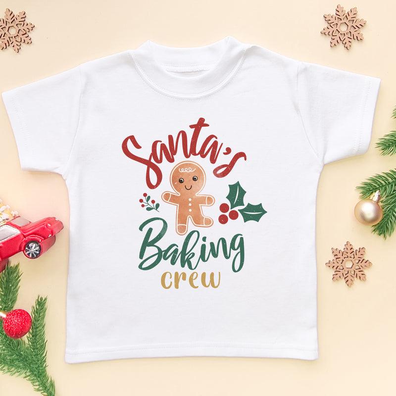 Santa's Baking Crew T Shirt (6579614679112)