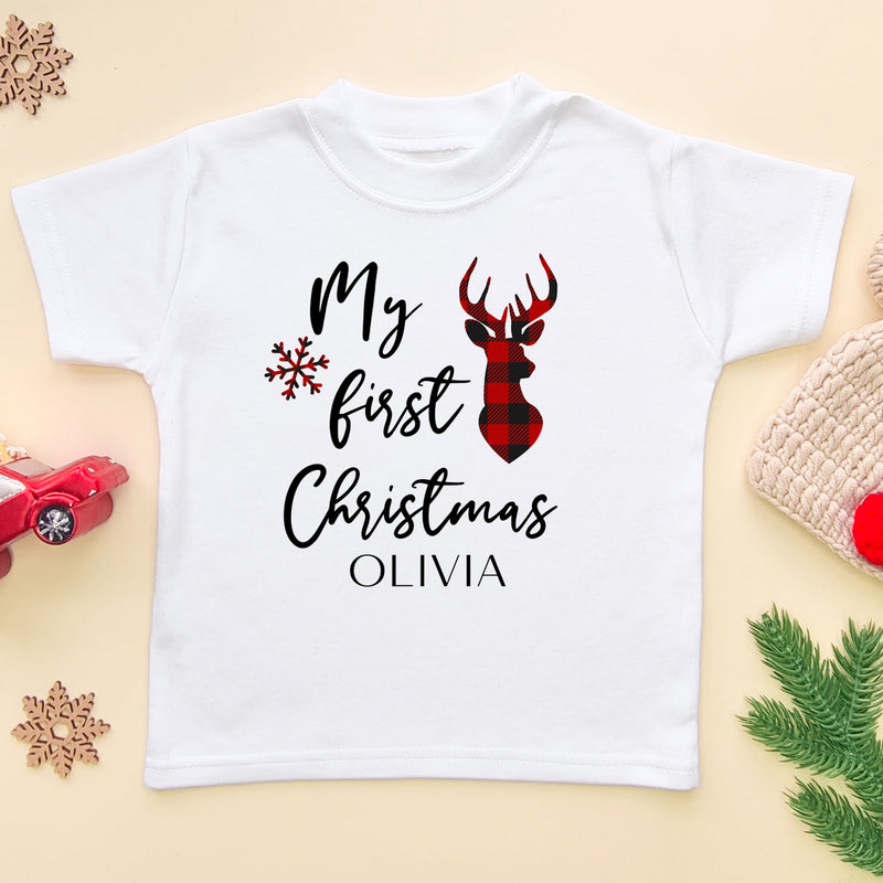 My First Christmas Personalised T Shirt (5861484691528)