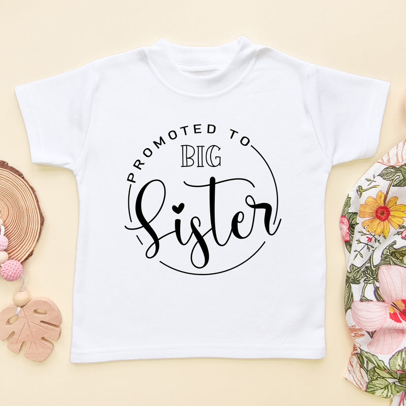 Promoted To Big Sister T Shirt (5861783076936)