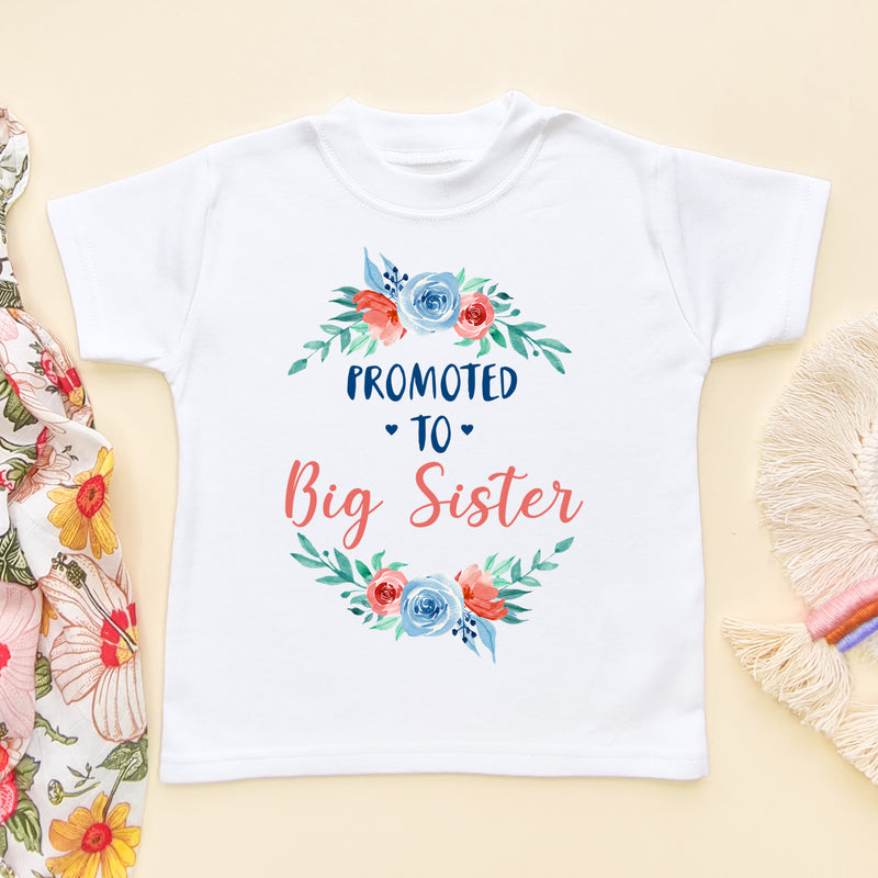 Promoted To Big Sister Cute T Shirt (5861444288584)