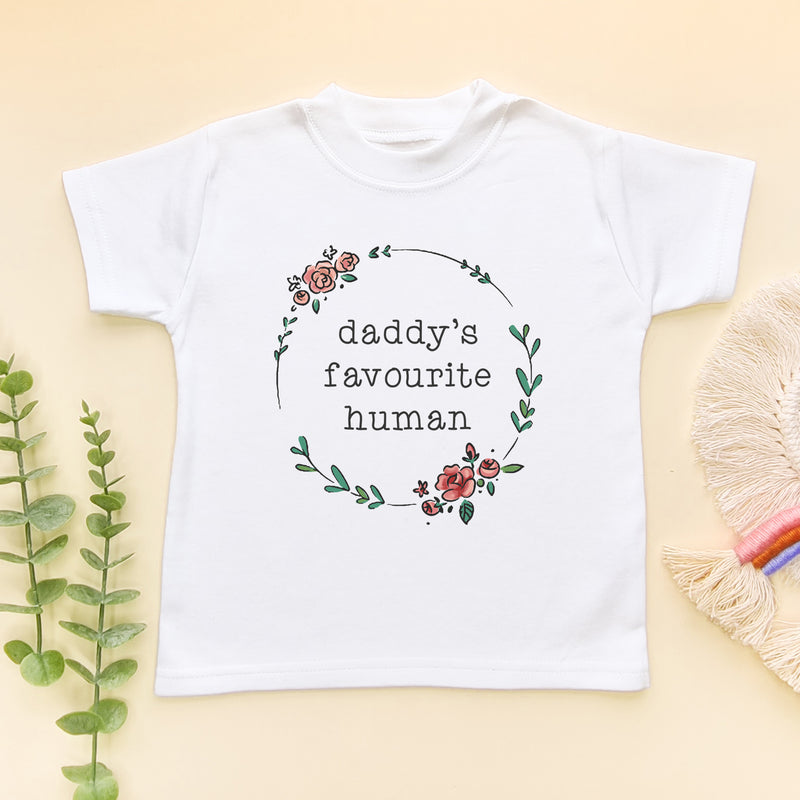 Daddy's Favourite Human T Shirt (6547763494984)
