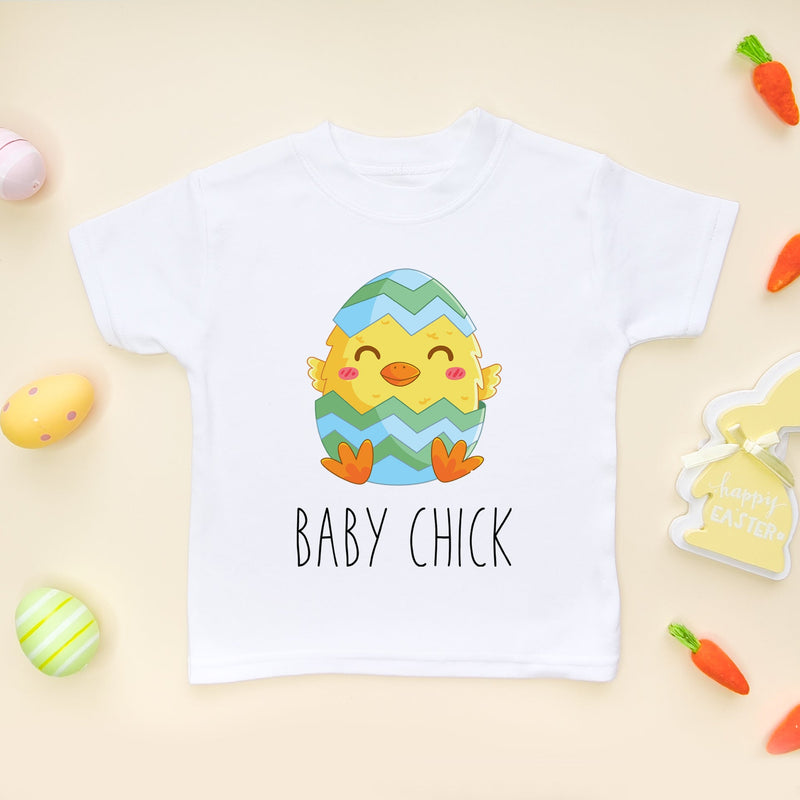 Baby Chick Cute Easter Toddler T Shirt - Little Lili Store (5879697899592)