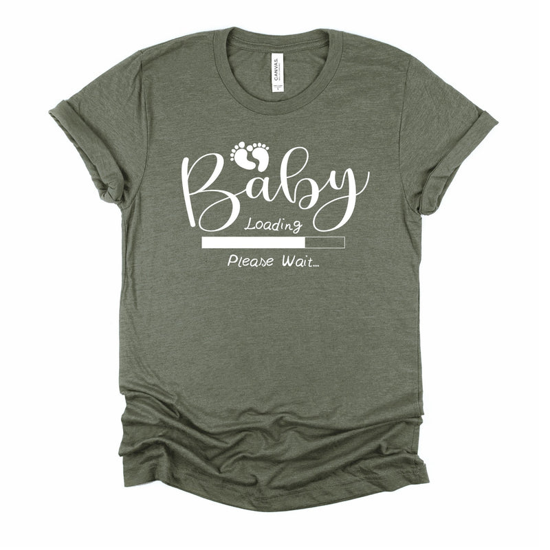 Baby Loading New Mama T Shirt - Little Lili Store (6614649929800)