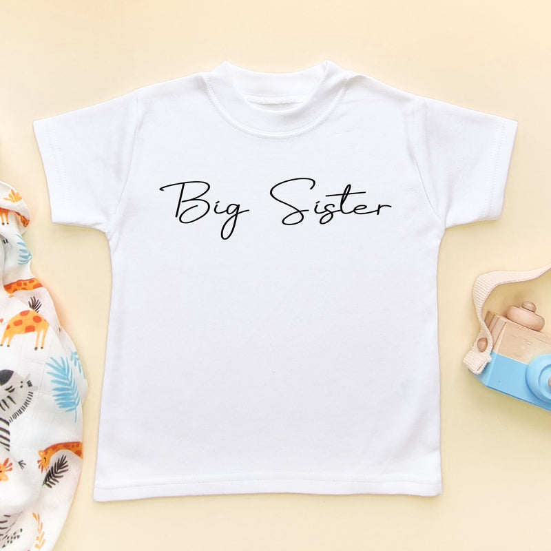Big Sister T Shirt - Little Lili Store (6573059473480)