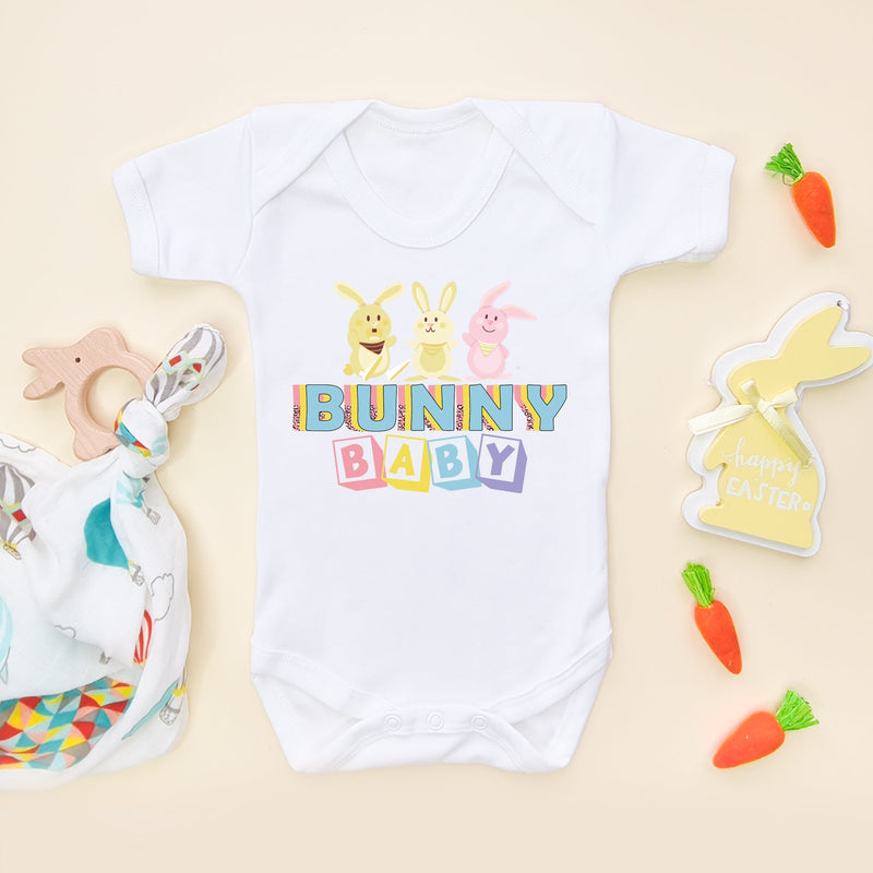Bunny Baby Easter Baby Bodysuit - Little Lili Store (6609668964424)