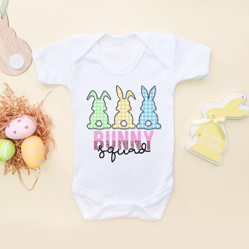 Bunny Squad Funny Easter Baby Bodysuit - Little Lili Store (6608154886216)