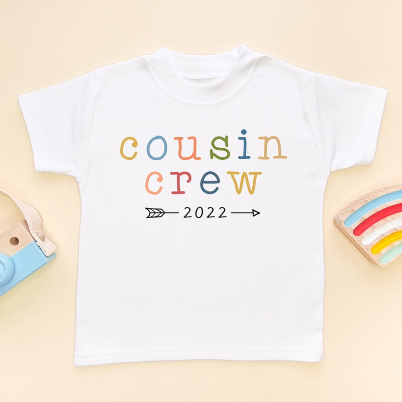 Cousin Crew Personalised Year Toddler T Shirt - Little Lili Store (6622478794824)