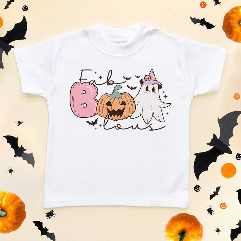 Cute Fa-BOO-lous Toddler & Kids T Shirt - Little Lili Store (8626066293016)
