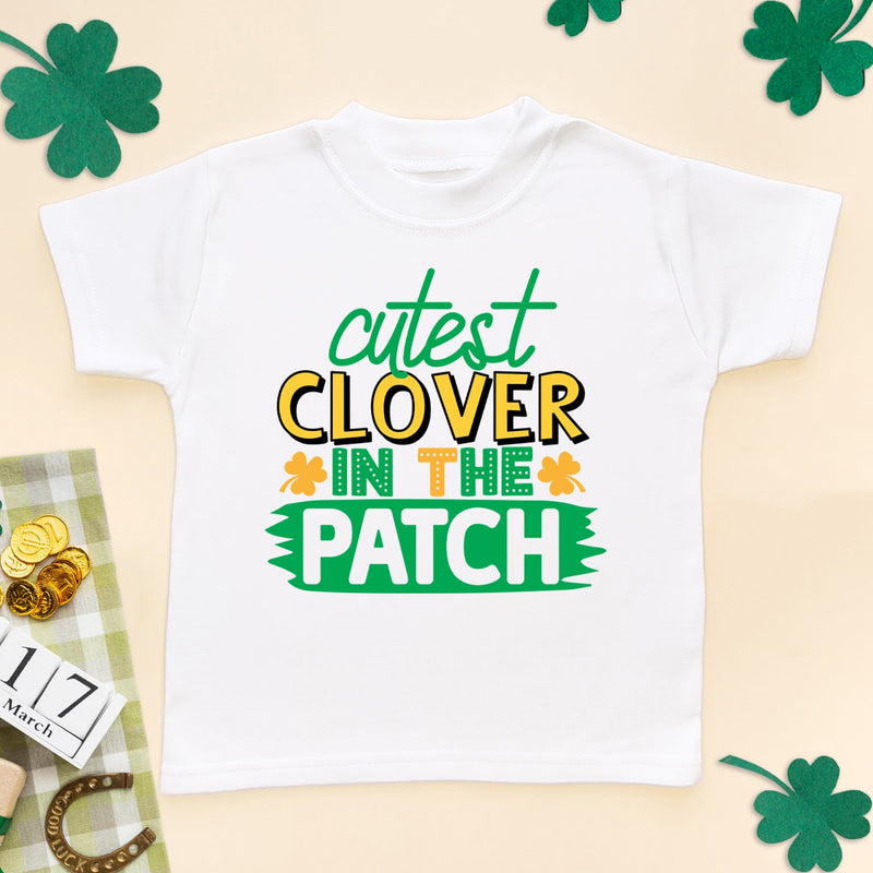 Cutest Clover In The Patch St Patrick's Day Toddler T Shirt - Little Lili Store (6609575247944)
