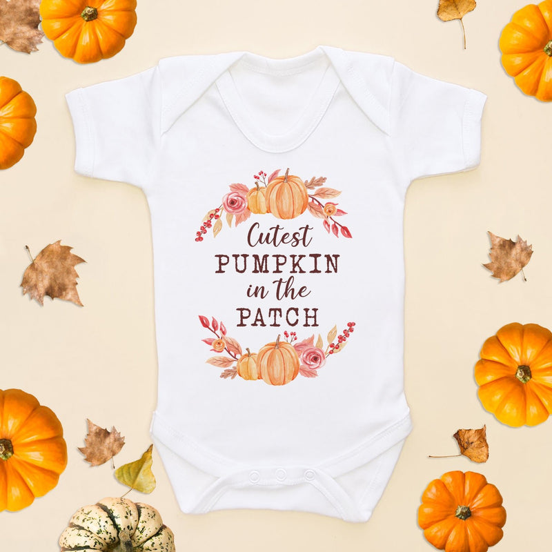 Cutest Pumpkin In The Patch Baby Bodysuit - Little Lili Store (5860995858504)