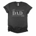 Dad EST Custom Year T Shirt - Little Lili Store (6614649438280)