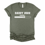 Daddy Loading Custom Year T Shirt - Little Lili Store (6614435856456)