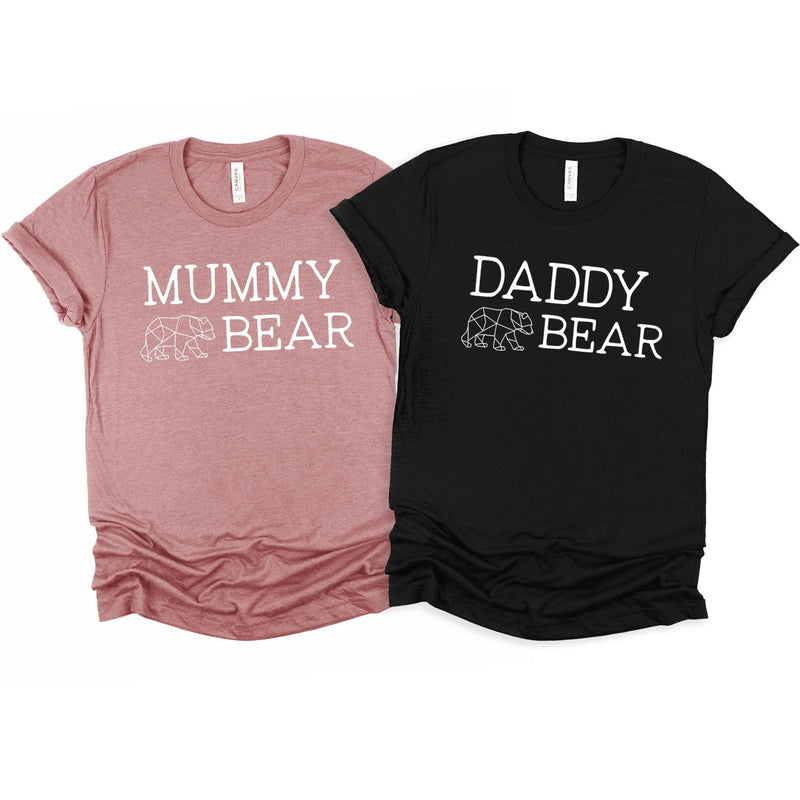 Daddy & Mummy Bear T-Shirts Set - Little Lili Store (6598166282312)