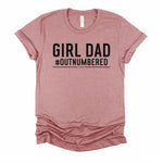 Girl Dad Outnumbered T Shirt Daddy's Girl Father's Day Gift - Little Lili Store (6621977542728)