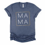 Golden Frame Mama T Shirt - Little Lili Store (6547474153544)