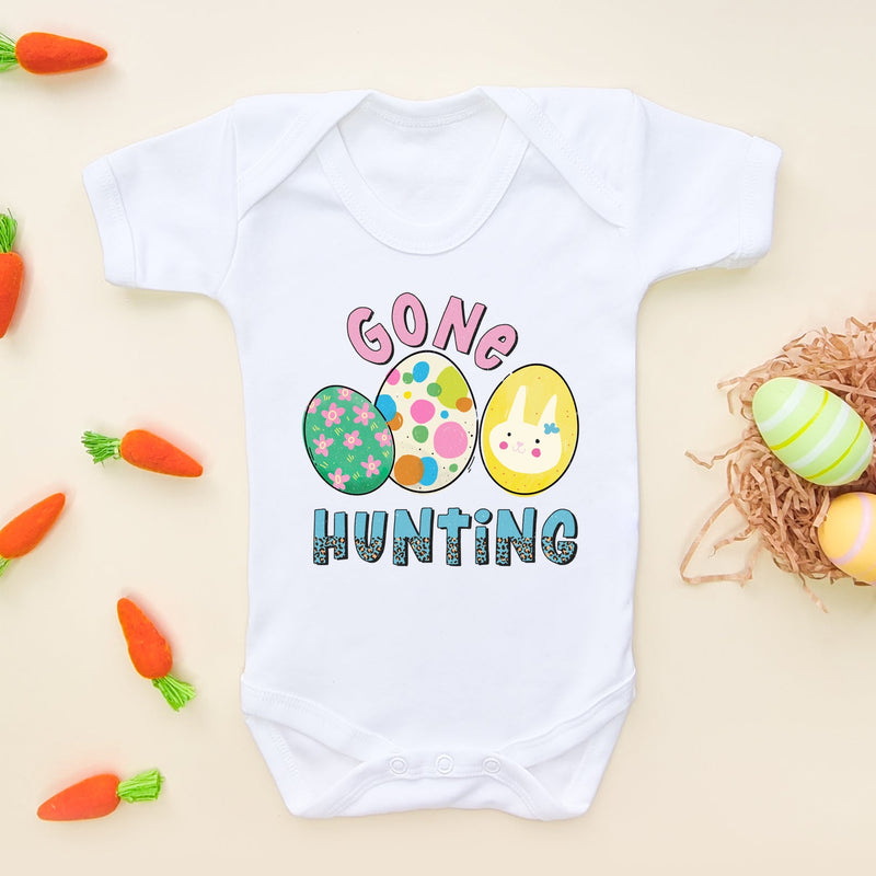 Gone Hunting Easter Baby Bodysuit - Little Lili Store (6608154820680)