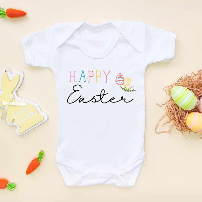 Happy Easter Baby Bodysuit - Little Lili Store (5879696851016)
