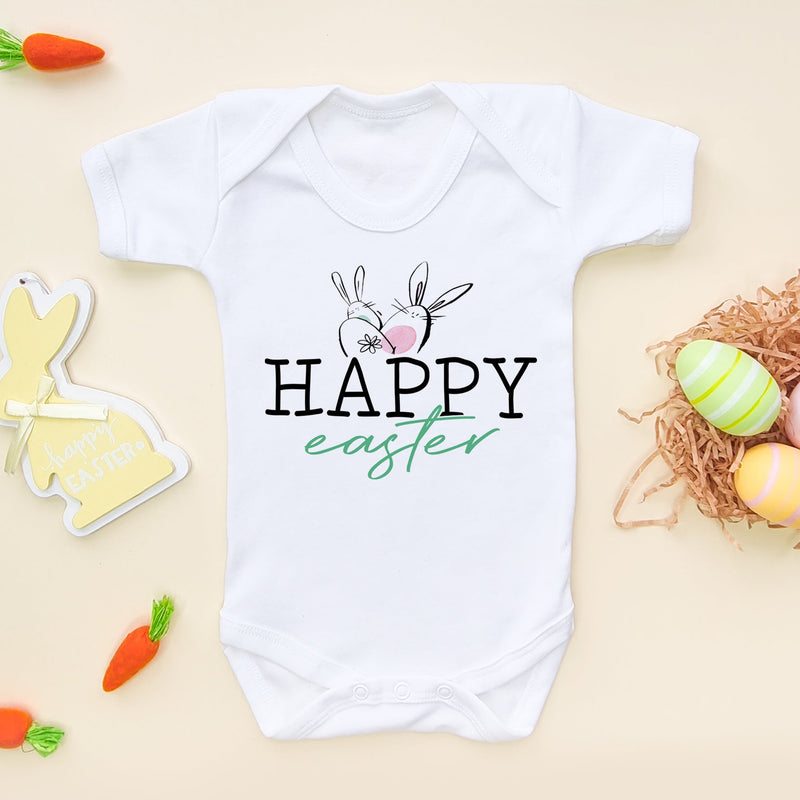 Happy Easter Baby Bodysuit - Little Lili Store (5879697047624)
