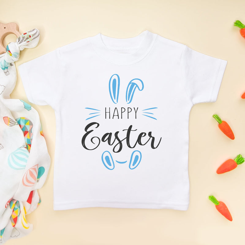 Happy Easter (Boy) Toddler T Shirt - Little Lili Store (6608153575496)