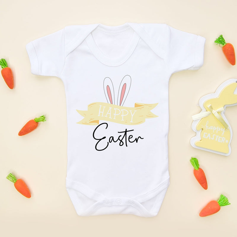 Happy Easter Cute Baby Bodysuit - Little Lili Store (5879697113160)