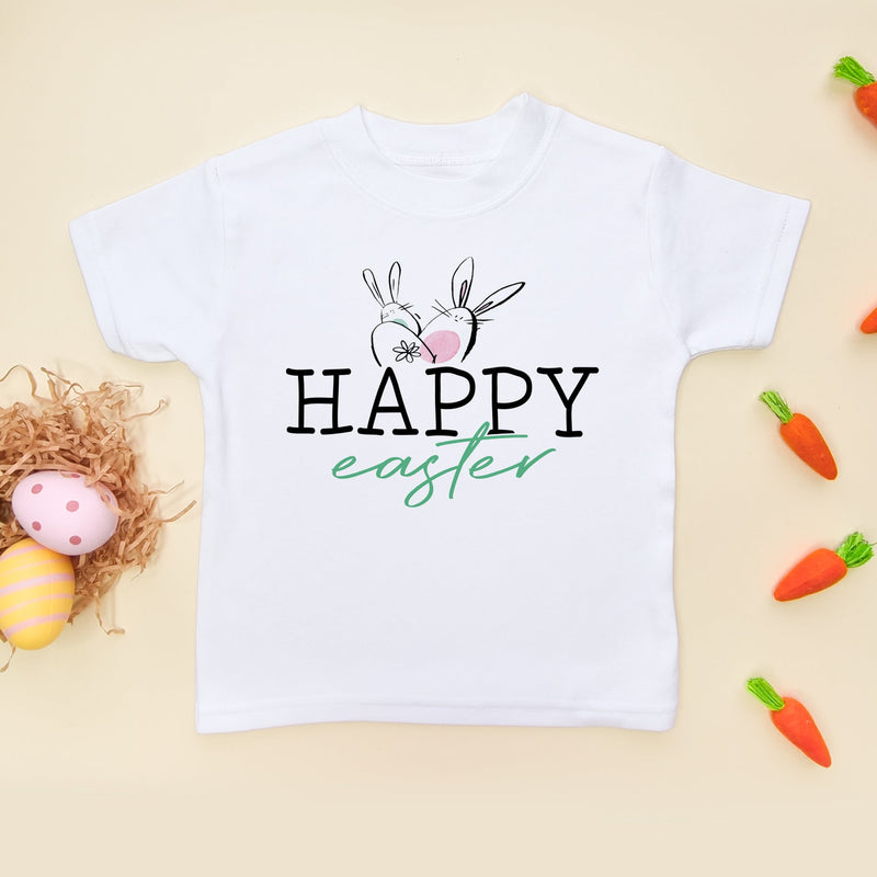 Happy Easter Cute Toddler T Shirt - Little Lili Store (5879698096200)